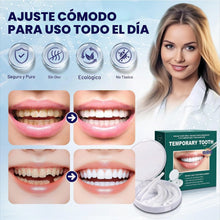 Cargar imagen en el visor de la galería, Fundas de sonrisa temporales a presión para hombre
