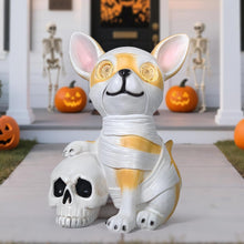 Cargar imagen en el visor de la galería, Decoración de Halloween Decoración de Perro Solar al Aire Libre Decoraciones de Jardín Sosteniendo
