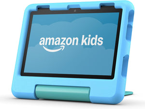 tablet Amazon Fire HD 8 Kids, de 3 a 7 años | 3 GB de memoria , contenido sin publicidad con control parental incluido,ln24 batería de 13 h, 32 GB , Azul, (versión 2024)