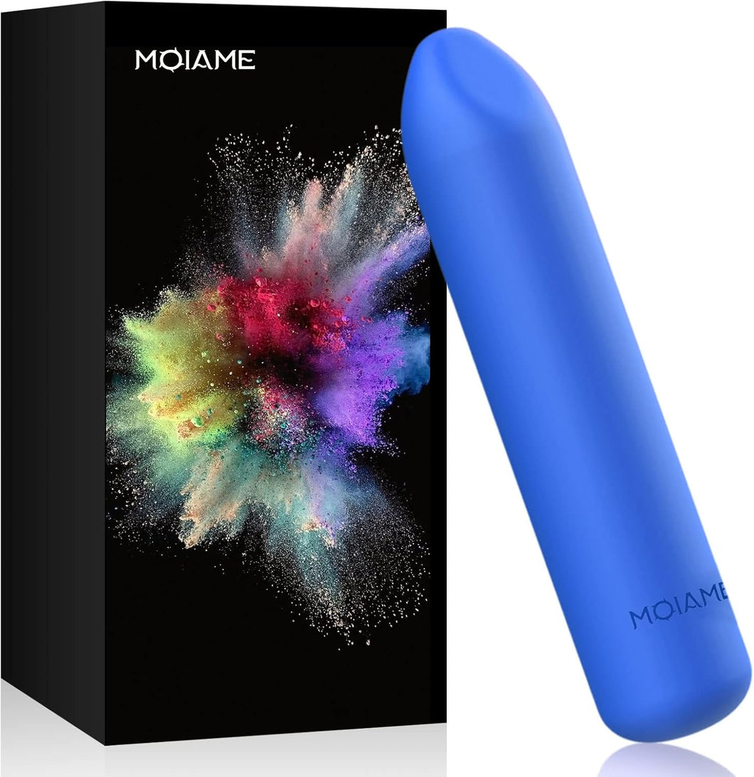 Vibrador de bala pequeña para mujer: Mini vibrador impermeable para clítoris con 10 modos A24