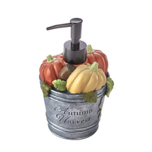 Cargar imagen en el visor de la galería, SKL Home Dispensador de jabón de cubo de cosecha de otoño para baño/cocina y regalo, Multi
