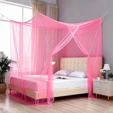Cargar imagen en el visor de la galería, Mosquitera de esquinas con diseño de princesa de encaje para póster de cama
