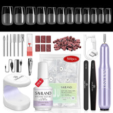 Cargar imagen en el visor de la galería, Kit de uñas acrílicas SAVILAND para principiantes
