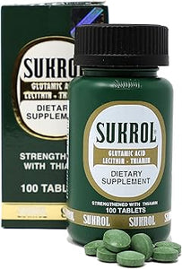 Sukrol, te ayudará mejorar tu salud física, mental y concentración, 100 Tabletas