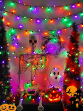 Cargar imagen en el visor de la galería, 40 LED 78FT C6 Luces de Cadena de Halloween, Luces de Halloween Super Largas para Exteriores e Interiores con 13 Modos &amp; Temporizador
