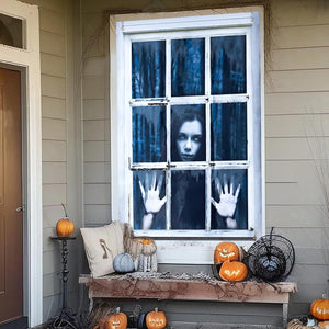 Decoraciones de ventana de Halloween 31.5x47.2" Cubierta de pared