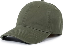 Cargar imagen en el visor de la galería, Gorra de béisbol unisex de algodón liso en blanco para papá, ajustable, estilo vintage a22
