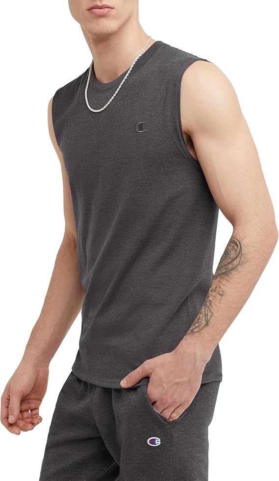 Camisetas sin mangas para hombres grandes y altos de Champion ln25