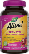 Cargar imagen en el visor de la galería, Nature's Way ¡Alive! Vitaminas prenatales gomosas
