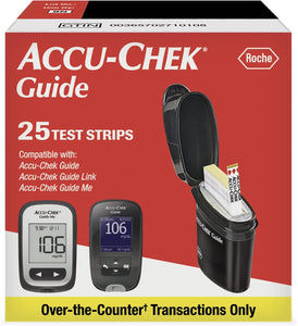 Accu-Chek Tiras de prueba de glucosa para pruebas de azúcar en sangre A24