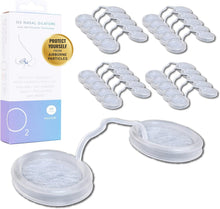 Cargar imagen en el visor de la galería, Filtros nasales O2 con filtración 3M - Pantallas nasales para alergias, polvo y humo
