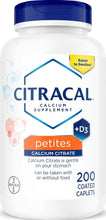 Cargar imagen en el visor de la galería, Citracal Petites - Suplemento de Citrato de Calcio con Vitamina D3
