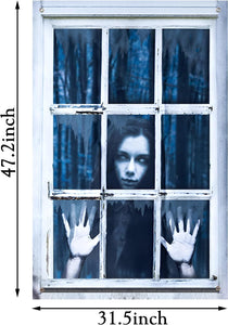 Decoraciones de ventana de Halloween 31.5x47.2" Cubierta de pared