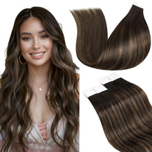 Cargar imagen en el visor de la galería, LaaVoo - Extensiones de cabello humano con cinta adhesiva
