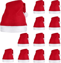 Cargar imagen en el visor de la galería, Elcoho Pack de 30 Sombrero Rojo de Papá Noel

