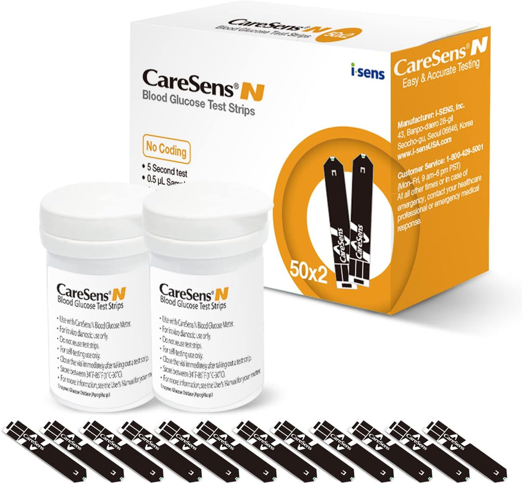 CareSens N Tiras de prueba de glucosa en sangre A24