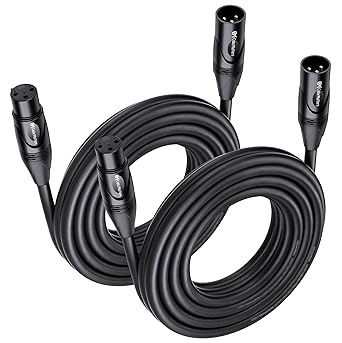 Cable de micrófono XLR macho a hembra de Cable Matters Q1