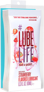 Lube Life - Paquete de lubricantes personales a base de agua, con sabor a fresa, sandía a24