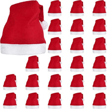 Cargar imagen en el visor de la galería, Elcoho Pack de 30 Sombrero Rojo de Papá Noel
