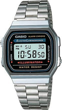 Cargar imagen en el visor de la galería, Casio Reloj iluminador ln24 nA168W-1, plateado, Digital
