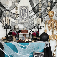 Cargar imagen en el visor de la galería, Juego de 5 decoraciones de tela de gasa espeluznantes para Halloween
