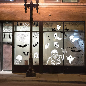 140PCS Halloween Window Clings Decor para decoraciones de Halloween