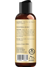Cargar imagen en el visor de la galería, Aceite de Jojoba Orgánico USDA – Prensado en Frío 4 Fl Oz – 100% Puro y Natural
