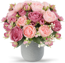 Cargar imagen en el visor de la galería, 4 Paquetes de Arreglos Florales de Decoración para Granja Hogar Boho Centro de Mesa de Boda
