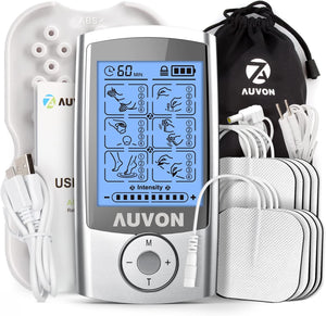 AUVON Unidad TENS recargable estimulador muscular