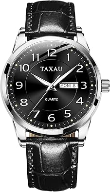 Reloj de cuero minimalista de moda para hombre, reloj de cara grande para hombre, reloj impermeable de lujo para negocios, a21 reloj de cuarzo analógico con fecha luminosa, relojes casuales para