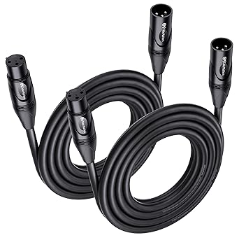 Cable de micrófono XLR macho a hembra de Cable Matters Q1