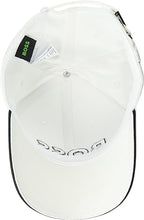 Cargar imagen en el visor de la galería, BOSS Gorra blanca/negra con logotipo técnico de piqué para hombre  Ln23
