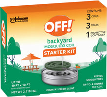 Cargar imagen en el visor de la galería, OFF! Bobina repelente de mosquitos para patio trasero
