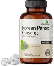 Cargar imagen en el visor de la galería, Futurebiotics Coreano Panax Ginseng Energía A24
