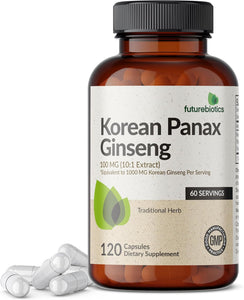 Futurebiotics Coreano Panax Ginseng Energía A24