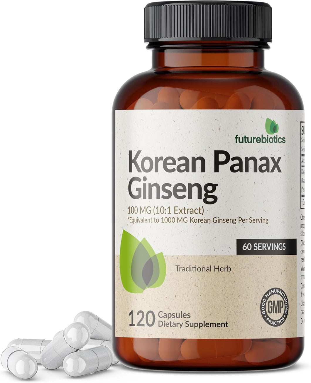 Futurebiotics Coreano Panax Ginseng Energía A24