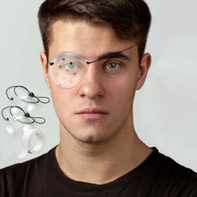Cargar imagen en el visor de la galería, Protector de ojos, 2 piezas de plástico para cirugía ocular, transpirable
