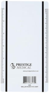 Prestige Medical PRE3909 Gráfico optométrico de bolsillo Snellen a22