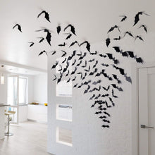 Cargar imagen en el visor de la galería, Coogam 60PCS Decoración de murciélagos de Halloween
