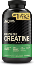 Cargar imagen en el visor de la galería, Optimum Nutrition Creatina Micronizada Monohidrato en polvo
