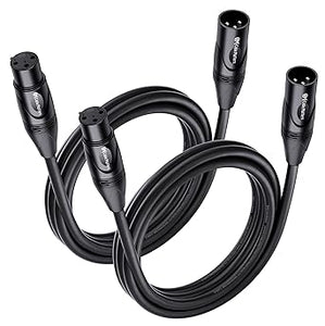 Cable de micrófono XLR macho a hembra de Cable Matters, 6 patas Q1
