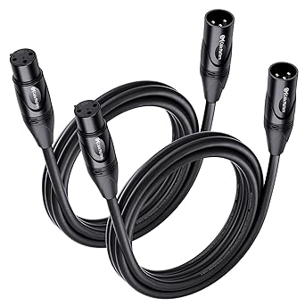 Cable de micrófono XLR macho a hembra de Cable Matters, 6 patas Q1