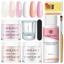 Cargar imagen en el visor de la galería, Kit de uñas acrílicas SAVILAND para principiantes
