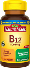 Cargar imagen en el visor de la galería, Vitamina B-12, 500 mcg
