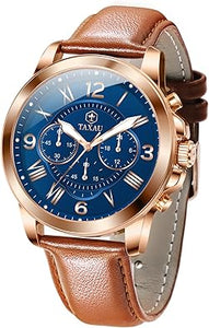 Relojes para hombre, cronógrafo de cuarzo, relojes de lujo para hombre, vestido de negocios de lujo, cara grande, impermeable, analógico, a21  relojes de pulsera para hombre, clásicos causales con