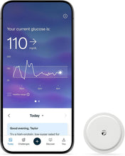 Cargar imagen en el visor de la galería, Lingo Monitor Continuo de Glucosa (CGM) y Aplicación.
