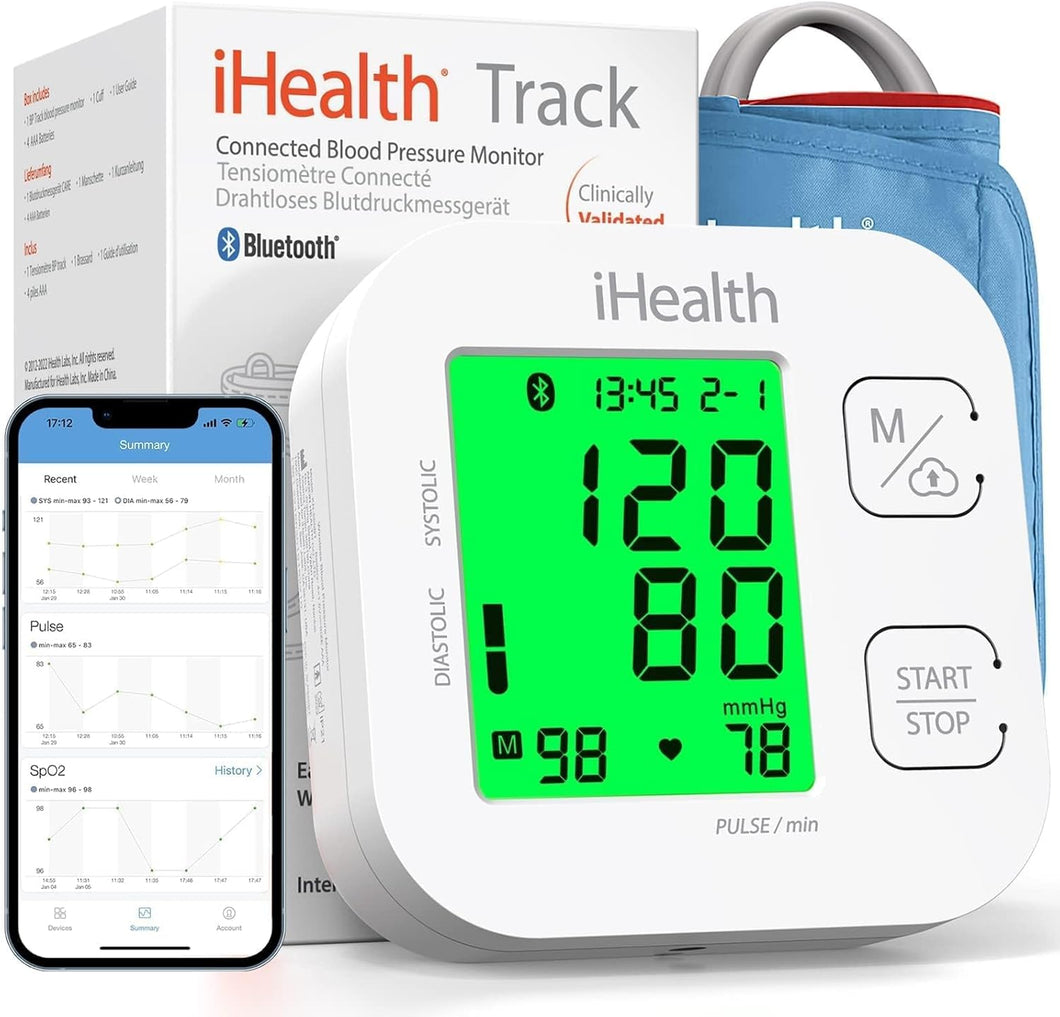 iHealth Monitor inteligente de presión arterial para la parte superior del brazo Q1