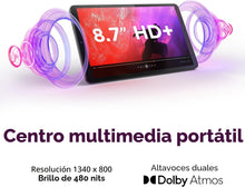 Cargar imagen en el visor de la galería, Lenovo Tab One - Tableta ligera - hasta 12.5 horas de reproducción de YouTube
