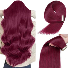 Cargar imagen en el visor de la galería, Extensiones de cabello humano con cinta

