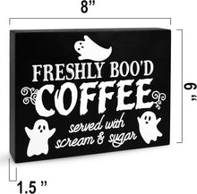 Cargar imagen en el visor de la galería, Letrero de café de Halloween de la boutique de regalos
